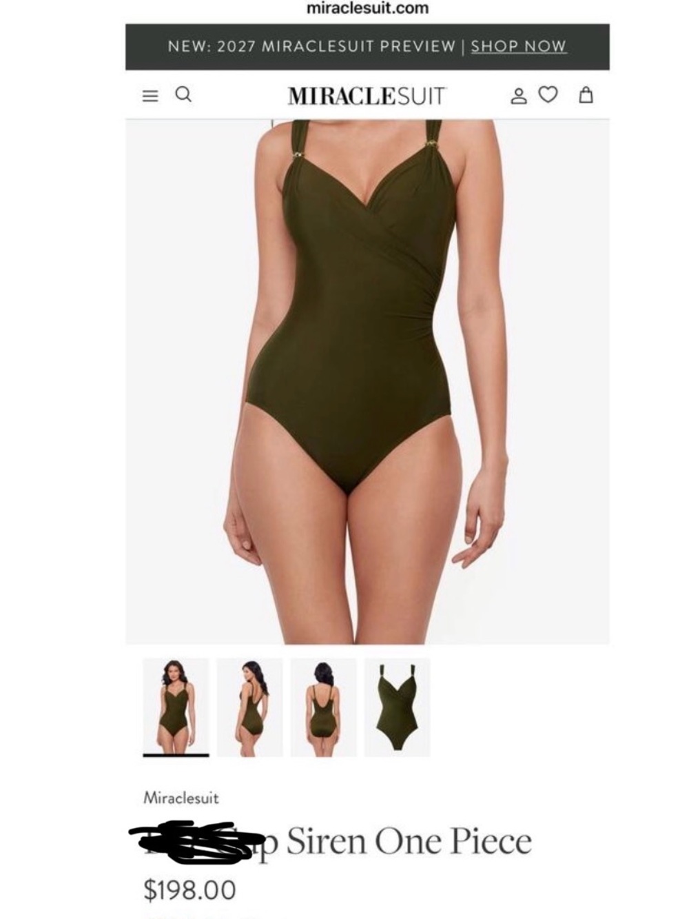 Miraclesuit Siren One Piece